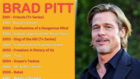 brad pitt movies list 2010